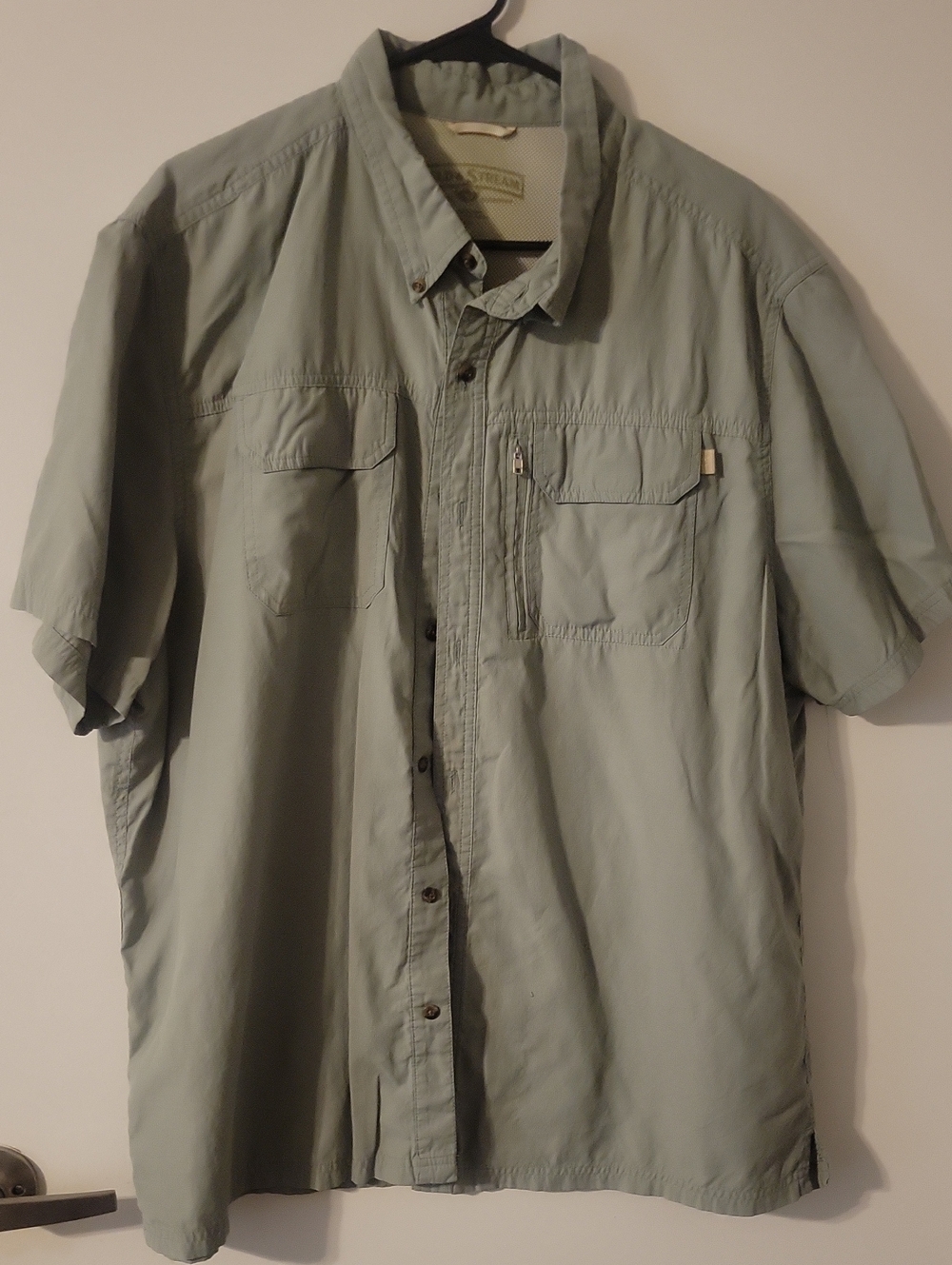 Bass Pro Shops Short-Sleeve Shirt Jacket in Sage